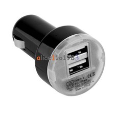 Dual USB 2-Port Mini Car Charger Adapter Bullet For iPhone6/6PLUS 5S iPod