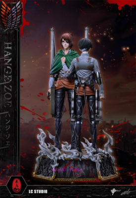 Levi Ackerman Hange Zoe LC Studio Resin Figurine Statue 37cm