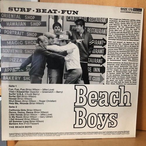 BEACH BOYS : Surf Beat Fun - Hör Zu Electrola SHZE 175 - D 1966 - Bild 2 von 3