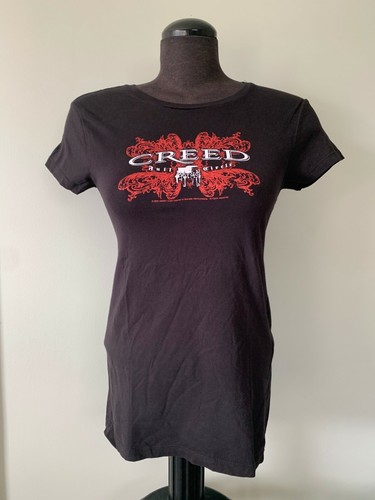 2009 CREED Band Shirt Ladies T Shirt Sz 