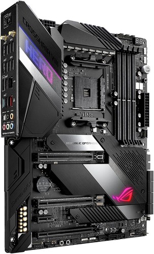 ASUS AMD AM4 ROG X570 Crosshair VIII Hero (Wi-Fi) ATX Motherboard WiFi 6 - Picture 3 of 7