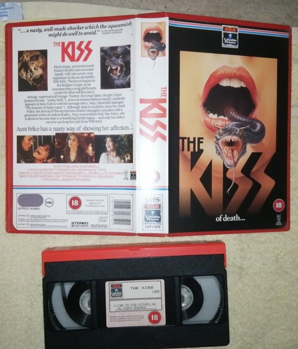 The Kiss (1988) Big Box Ex-Rental VHS Tape