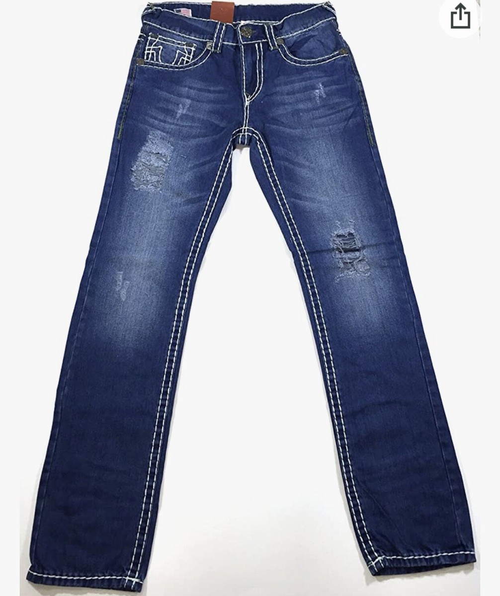 True Religion straight デニム　W32 Brand New True Religion Straight Jeans W32 L34 Made in USA