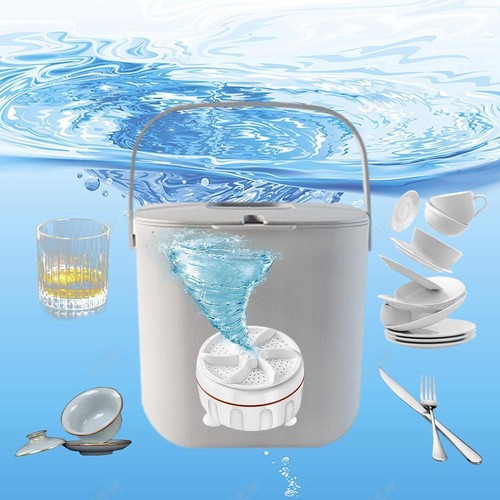 1x Mini Dishwasher Portable Countertop Dishwasher Kitchen Deep Cleaner I6F5 - Picture 3 of 11