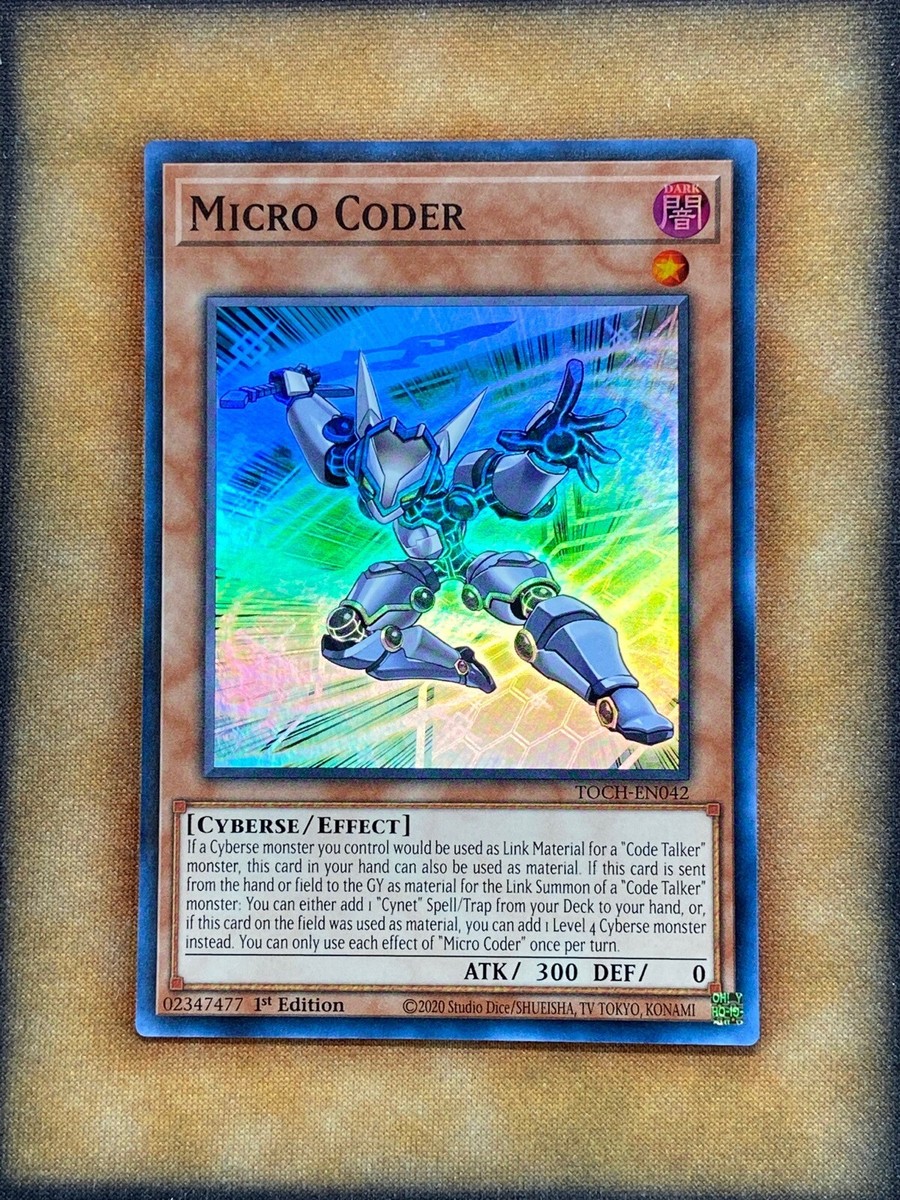 Yugioh Micro Coder TOCH-EN042 Super Rare 1st Ed NM | eBay