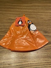 Kids Orange Penguin Rain Hat-Brand New-SHIPS N 24 HOURS