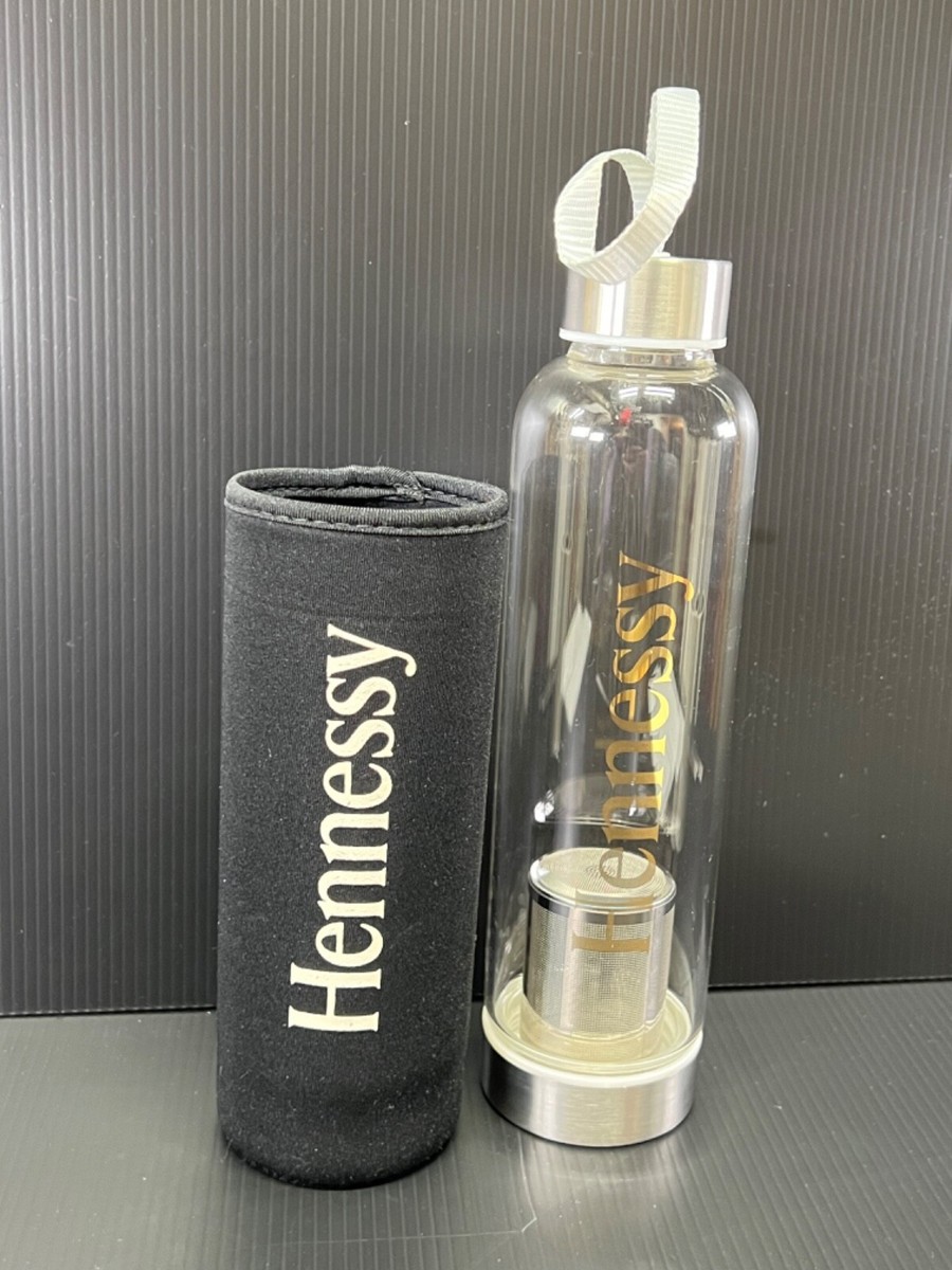 Hennessy Cognac Fruit / Hot Cold Tea Infusion Glass Bottle w