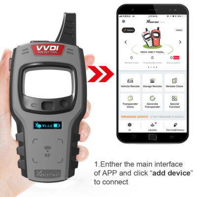 Xhorse VVDI Mini Key Tool Tester Global Version Without ID48 96bit & Free Token