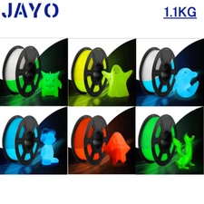 JAYO Glow In The Dark PLA Luminous 3D Printer Filament 1.75mm 1.1KG PLA Glow