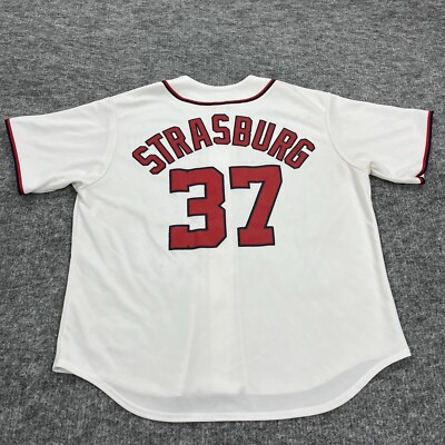 Stephen Strasburg Washington Nationals Nike Fuse Name & Number T-Shirt - Red