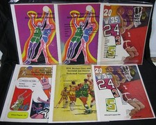 Collection of 6 1972-75 Struthers Ohio Basketball Programs