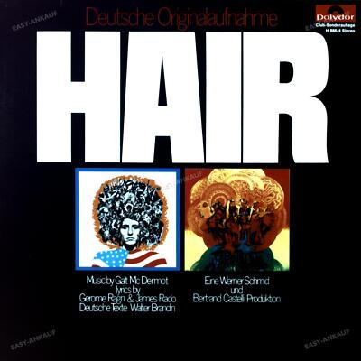 Various - Hair (Deutsche Originalaufnahme) LP (VG+/VG+) '