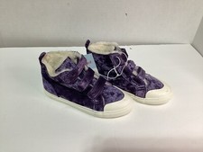 Cat And Jack Kids Shoes toddler faux fur lined high top NWOT purple