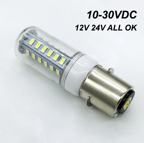 (4pcs) P28S LED Marine Light Bulb 10-30V or 85-265V White 6000K 6W Lamp Bulb CE - Picture 3 of 7