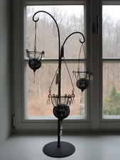 3er Hänge-Windlicht Teelichthalter Metall Kerzenhalter Laterne orientalisch NEU