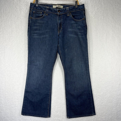 Gap Curvy Low Rise Bootcut Jeans Womens Size 12 Regular Dark Wash Denim
