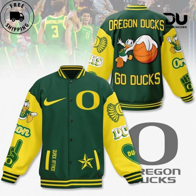 Duck Basketball Bomber Jacket