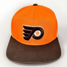 Philadelphia Flyers NHL Cap Youth One Size Black Orange 100 Cotton Snapback Hat