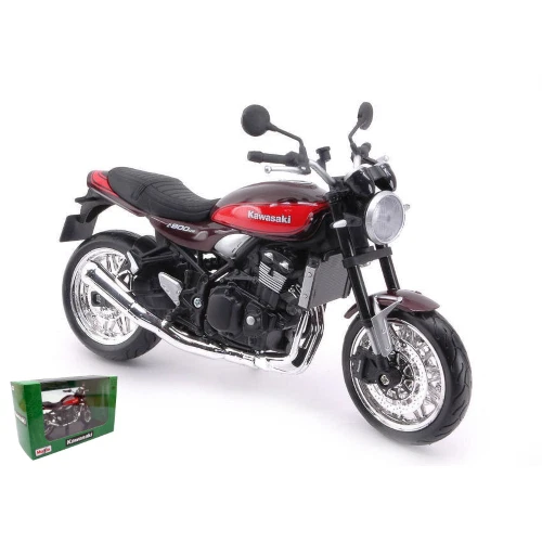KAWASAKI Z900RS BROWN RED 1 12 Maisto Moto Die Cast Modellino