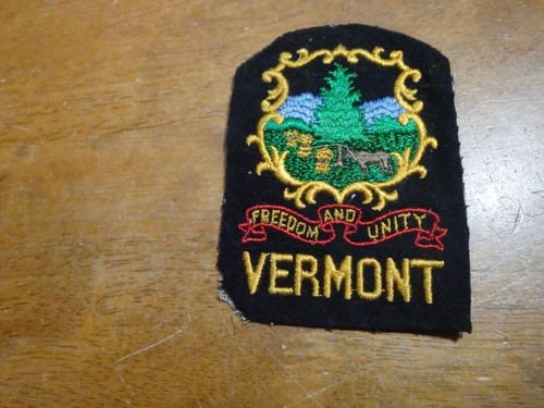 VERMONT STATE AMERICAN LEGION FELT EARLY PATCH BX H#10