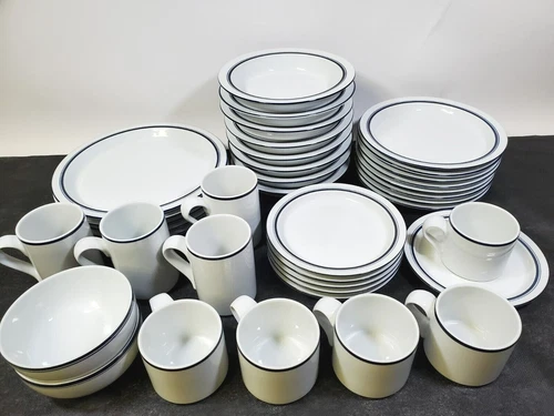 VTG Dansk Bistro Christianshavn Blue Dinnerware Plates Mugs SOLD BY THE PIECE