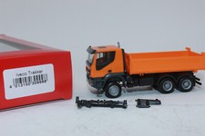 Herpa 309998 Iveco Trakker 6x6 Construction Dump Truck Orange 1:87 H0 New Boxed