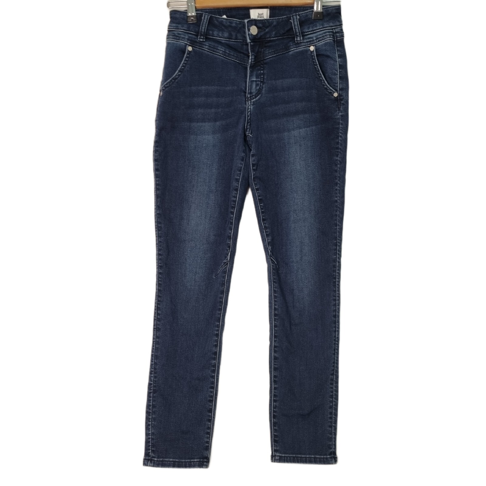 Jeans Just Jeans Talla 6 Amaze Tejido Denim Boyfriend Jeans Tiro Medio Tobillo Excelente Estado-image