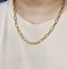 Paperclip Chain Stainless Steel