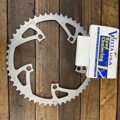Vintage Vuelta Chainring 54 Tooth 130 BCD NOS USA T6 Aluminum 54t 13054 Race - Picture 6 of 9