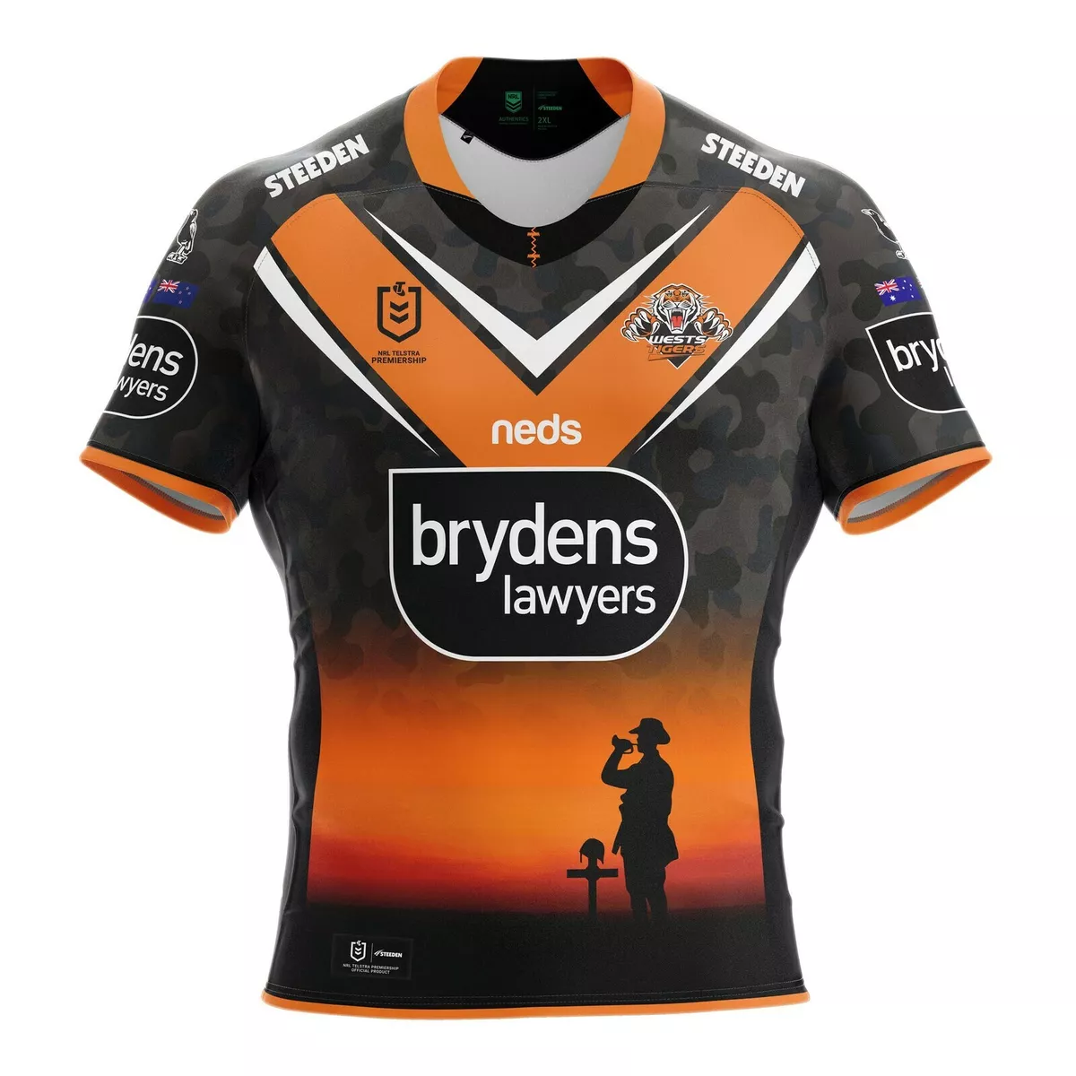 West tigers anzac jersey on sale