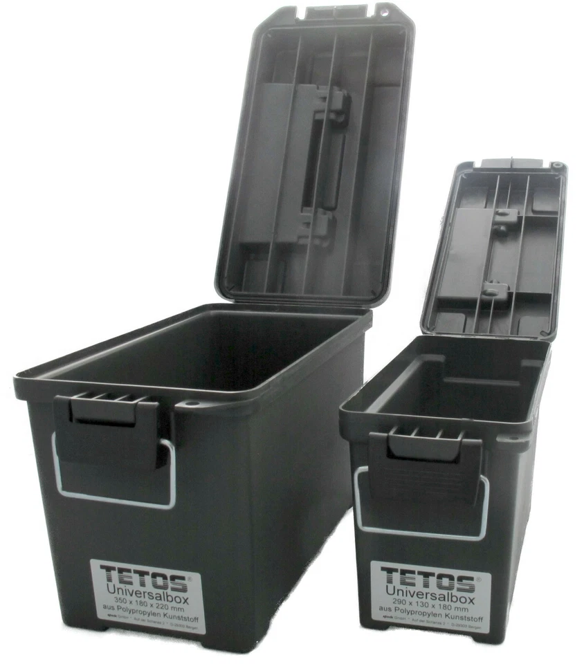 Transportbox Set Universalbox Werkzeugbox Munitionskiste Koffer - Bild 2 von 3