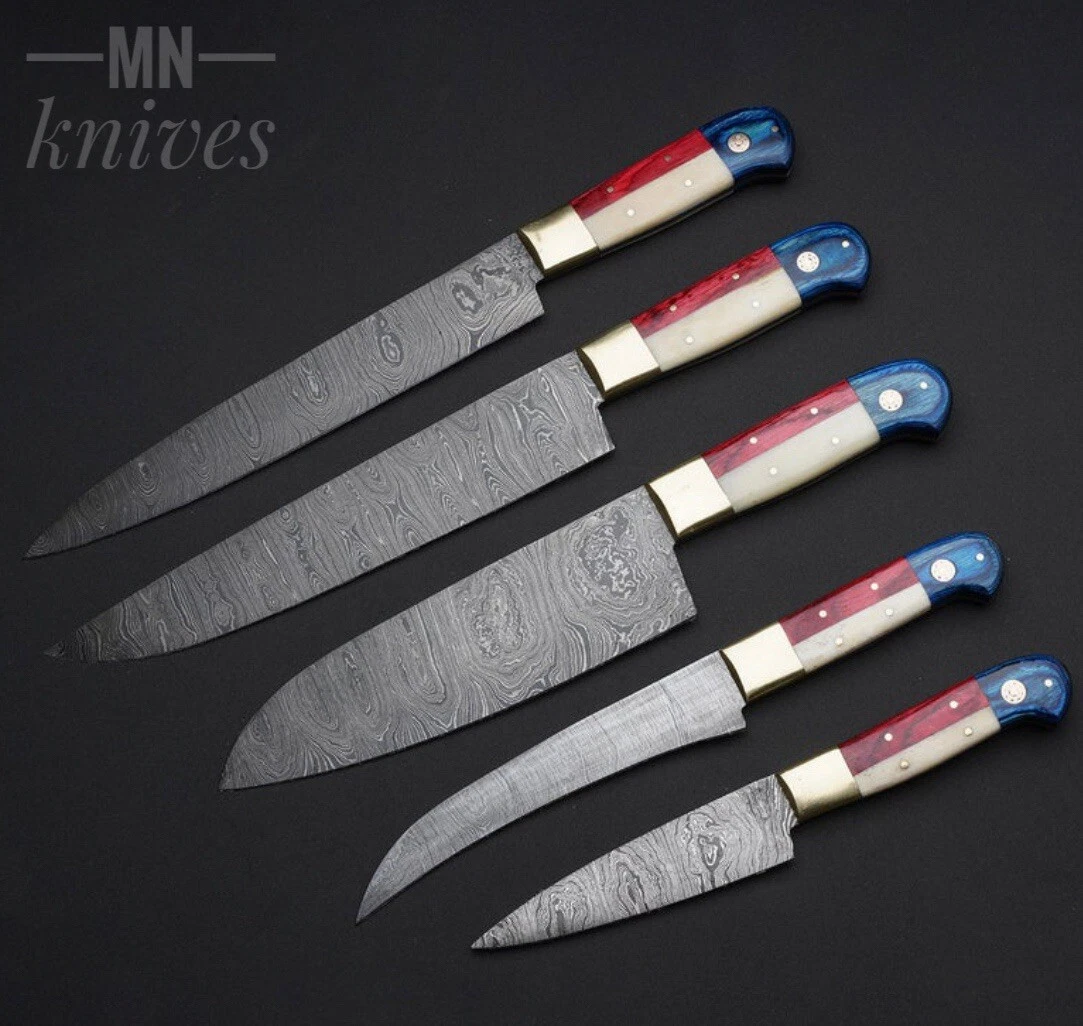 damascus chef knife set