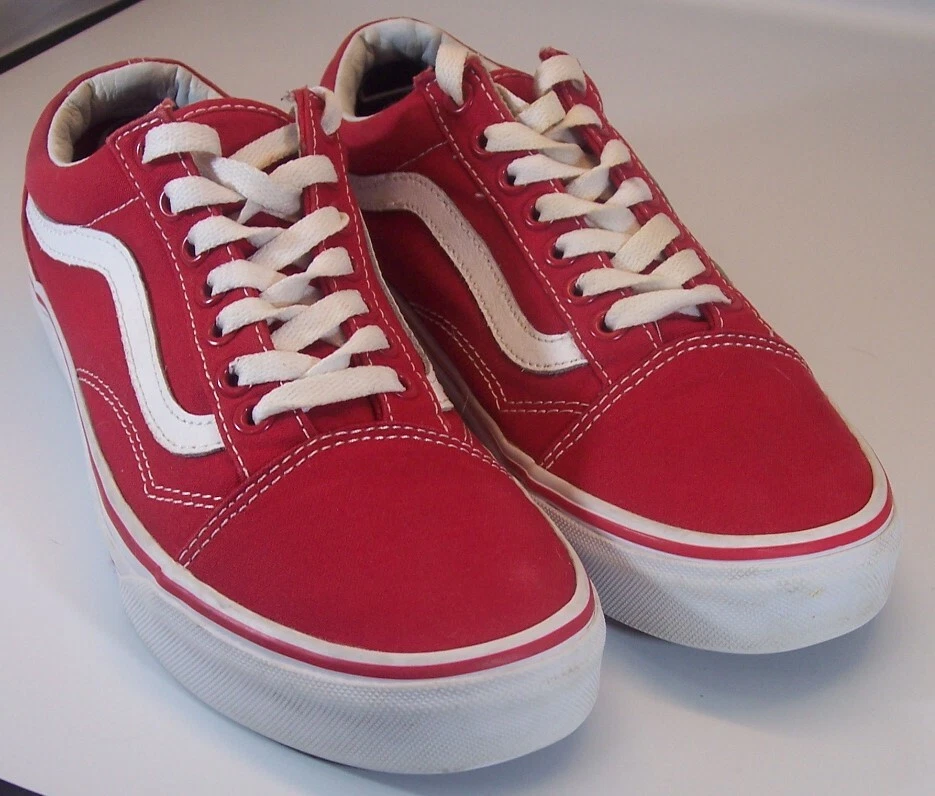 Buy Vans Women's Old Skool(tm) Core Classics, Racing Red, 10.5 Women/9 Men  at Amazon.in