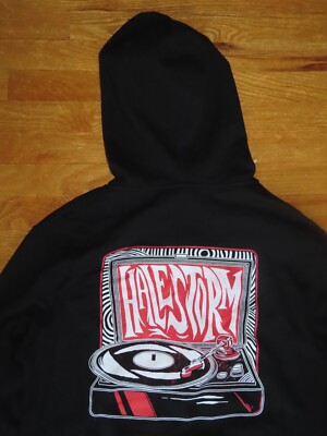 HALESTORM Concert Tour (LG) Hooded Sweatshirt Lzzy Hale RECORD