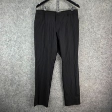 Dolce & Gabbana Pants Mens Large 34 Black Dress Pants Virgin Wool 15228