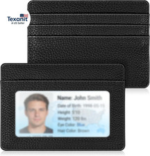 Slim Minimalist Front Pocket Wallet, RFID Blocking Credit Card Holder Card Cases