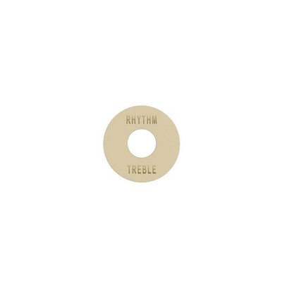 BOSTON Toggle Switch Plate, Unterlegscheibe LP-style, elfenbeinfarben mit gold i