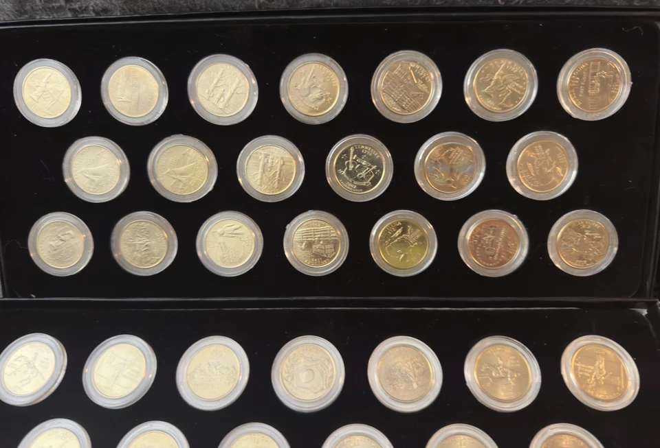 1999 To 2008￼Commemorative Quarter Sets, Gold,platinum And 24kt - Image 4 of 4