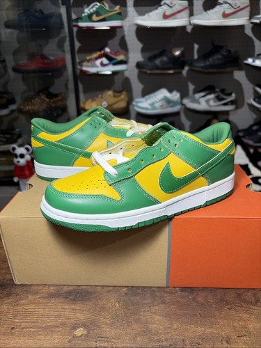 2001Size 8 - Nike Dunk Low Brazil 624035-331 Authentic OG BOX DS