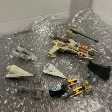 Starwars Vintage Ships Lot Micro Machines And More And Parts 