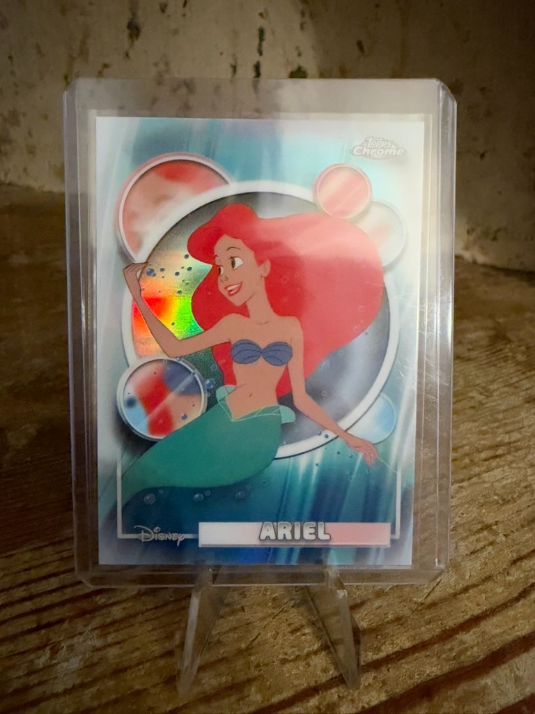 2026 Topps Chrome Disney Ariel Refractor #106 The Little Mermaid