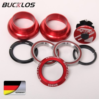 BUCKLOS 34/44/50.6/55/56mm Sealed Bearing Steuersatz Alloy für 1-1/8'' Rohr Gabel