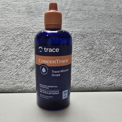Trace ConcenTrace Mineral Drops 6 fl oz 70 Day Supply Hydration Energy Exp 04/29