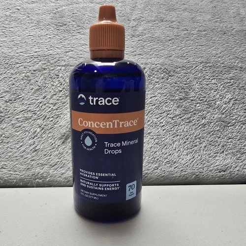 Trace ConcenTrace Mineral Drops 6 fl oz 70 Day Supply Hydration Energy Exp 04/29