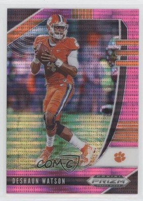 2020 Panini Prizm Draft Picks Pink Pulsar Prizm Deshaun Watson #34 0b3