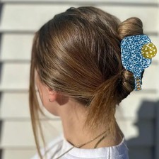 Pickleball Paddle Hair Claw Clip   Cute 1 Count Pack of 1 , Blue