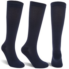 3 Pairs Compression Socks - Knee High Support for Running Sports