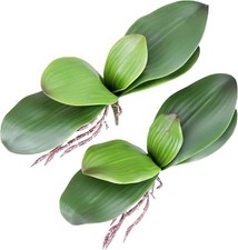 Orchid Leaves Artificial Phalaenopsis Stems Leaf Faux Cymum