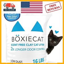 Boxie Cat Litter 16 lbs - Easy to Scoop, 30-Day Odor Control for Multi-Cat Homes