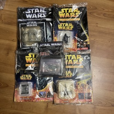Star Wars Official Figurine Collection Lot of 5